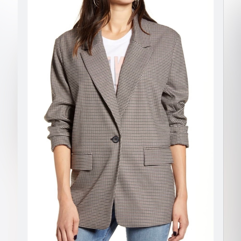 Treasure & Bond Houndstooth Blazer